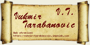Vukmir Tarabanović vizit kartica